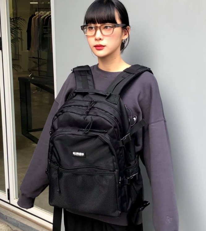 KI BAGPACK バックパック学生リュックポケットバックパックストレージバック