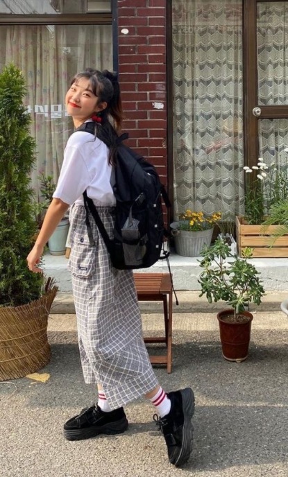 KI BAGPACK バックパック学生リュックポケットバックパックストレージバック