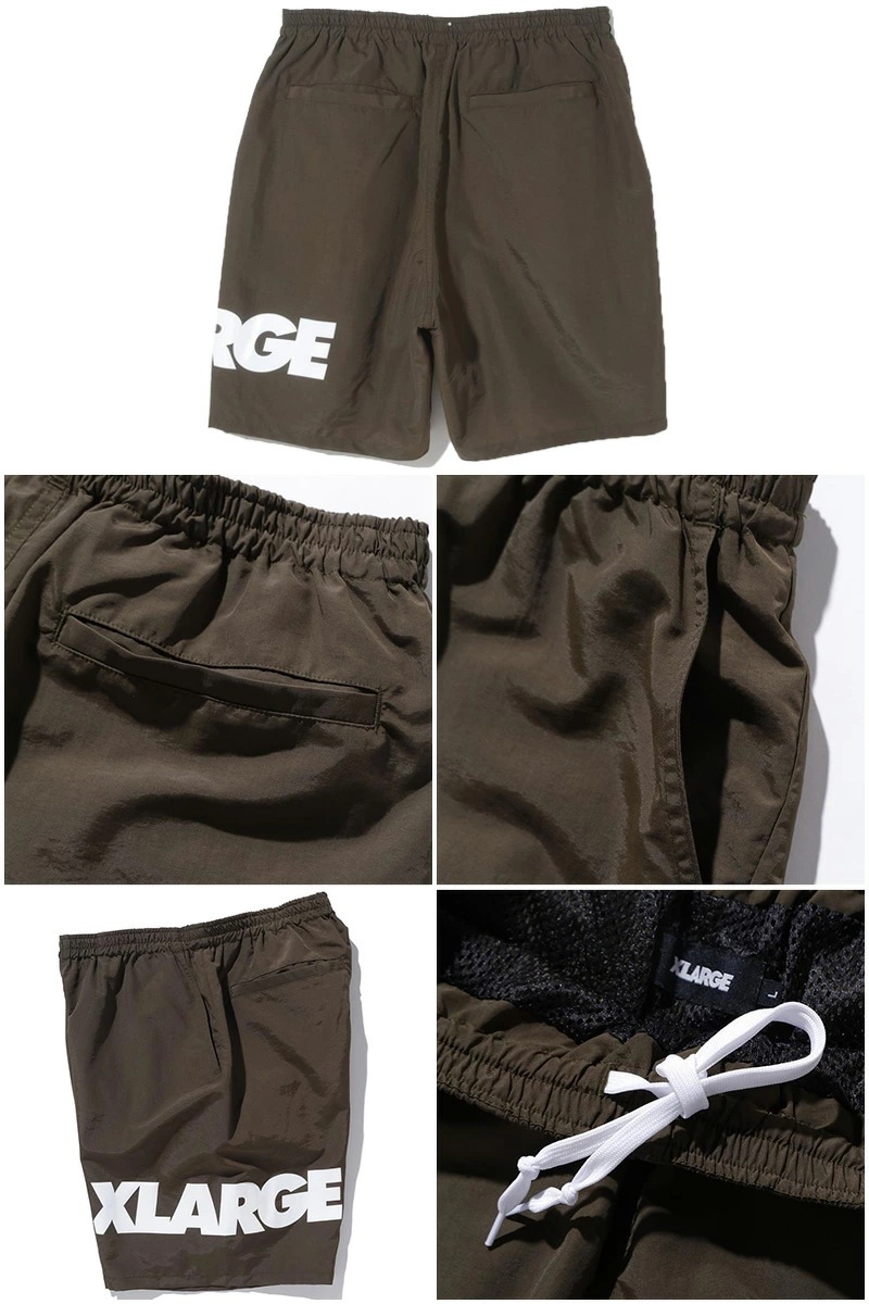 エクストララージ NYLON STANDARD LOGO SHORTS ショートパンツ ハーフパンツメンズ エクストララージ NYLON STANDARD LOGO SHORTS ショートパンツ ハーフパンツメンズ
