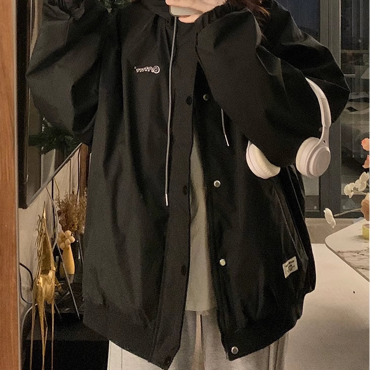 リバーシブル ボア ジャケット レディース 韓国 ファッション ロゴ アウター 2way ボア ナイロン ジャケット リバーシブル ボア ジャケット レディース 韓国 ファッション ロゴ アウター 2way ボア ナイロン ジャケット