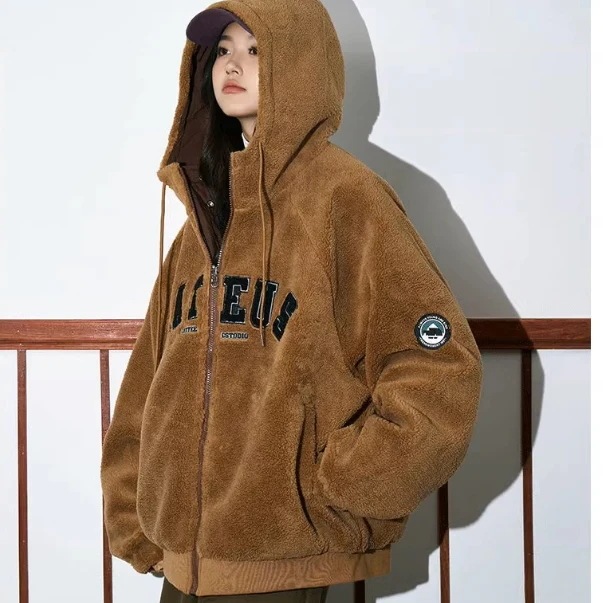 リバーシブル ボア ジャケット レディース 韓国 ファッション ロゴ アウター 2way ボア ナイロン ジャケット リバーシブル ボア ジャケット レディース 韓国 ファッション ロゴ アウター 2way ボア ナイロン ジャケット