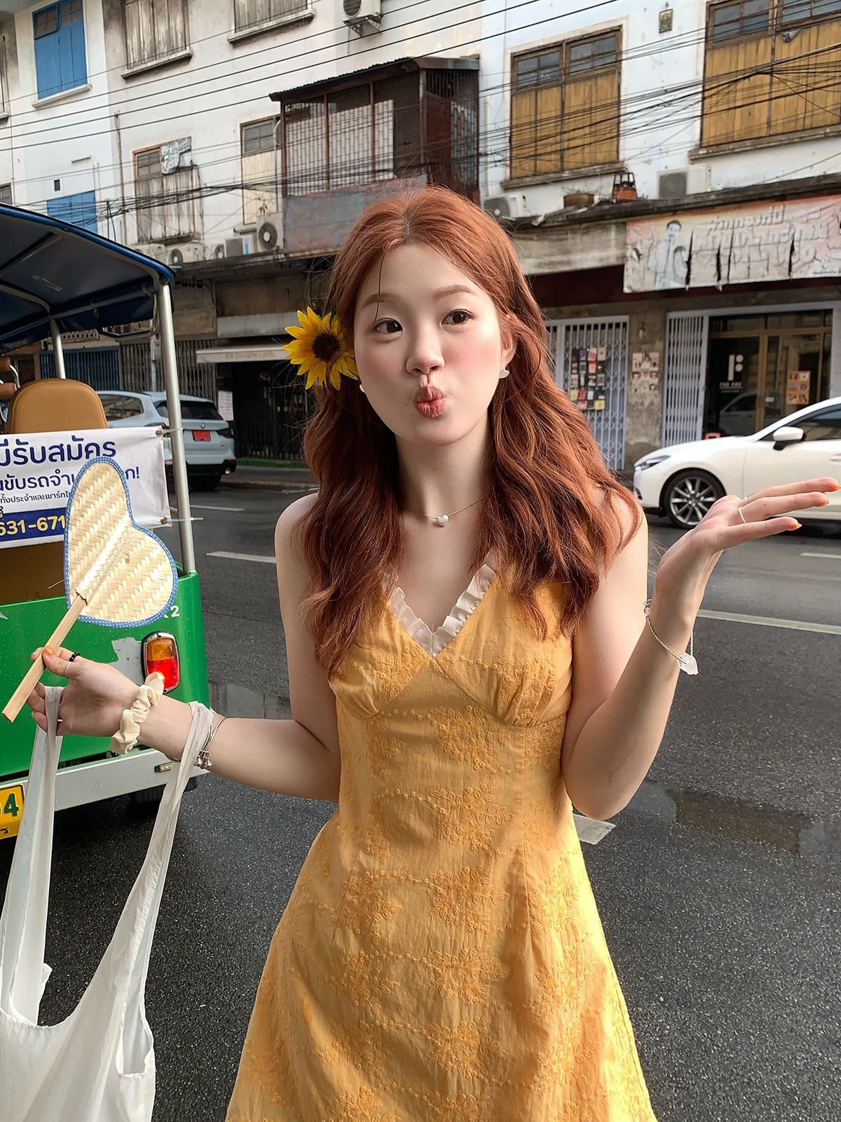 2025夏季限定 韓国系 ワンピース やさしい かわいい せっけいかんかく ロングスカート