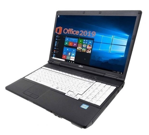 サポート付きA561 富士通 Windows10 PC Office2019 次世代Core i5 SSD:512GB メモリー:8GB & ゲーミングマウス ロジクール G300sセット