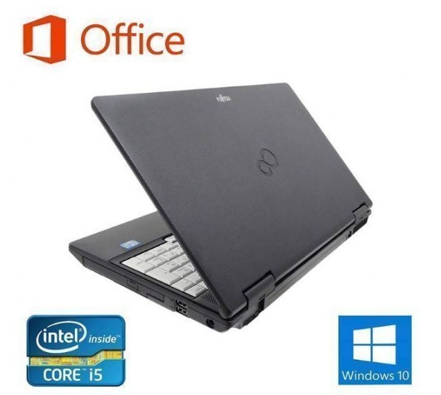 サポート付きA561 富士通 Windows10 PC Office2019 次世代Core i5 SSD:512GB メモリー:8GB & ゲーミングマウス ロジクール G300sセット