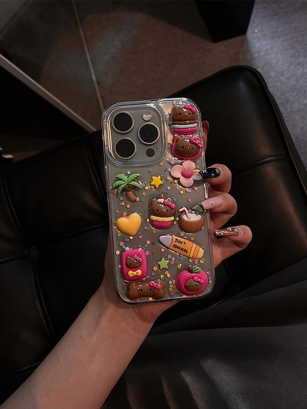 Qoo10] 【8月新入荷】スマホケース キティちゃん