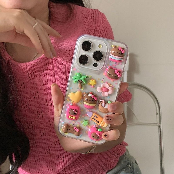 Qoo10] 【8月新入荷】スマホケース キティちゃん