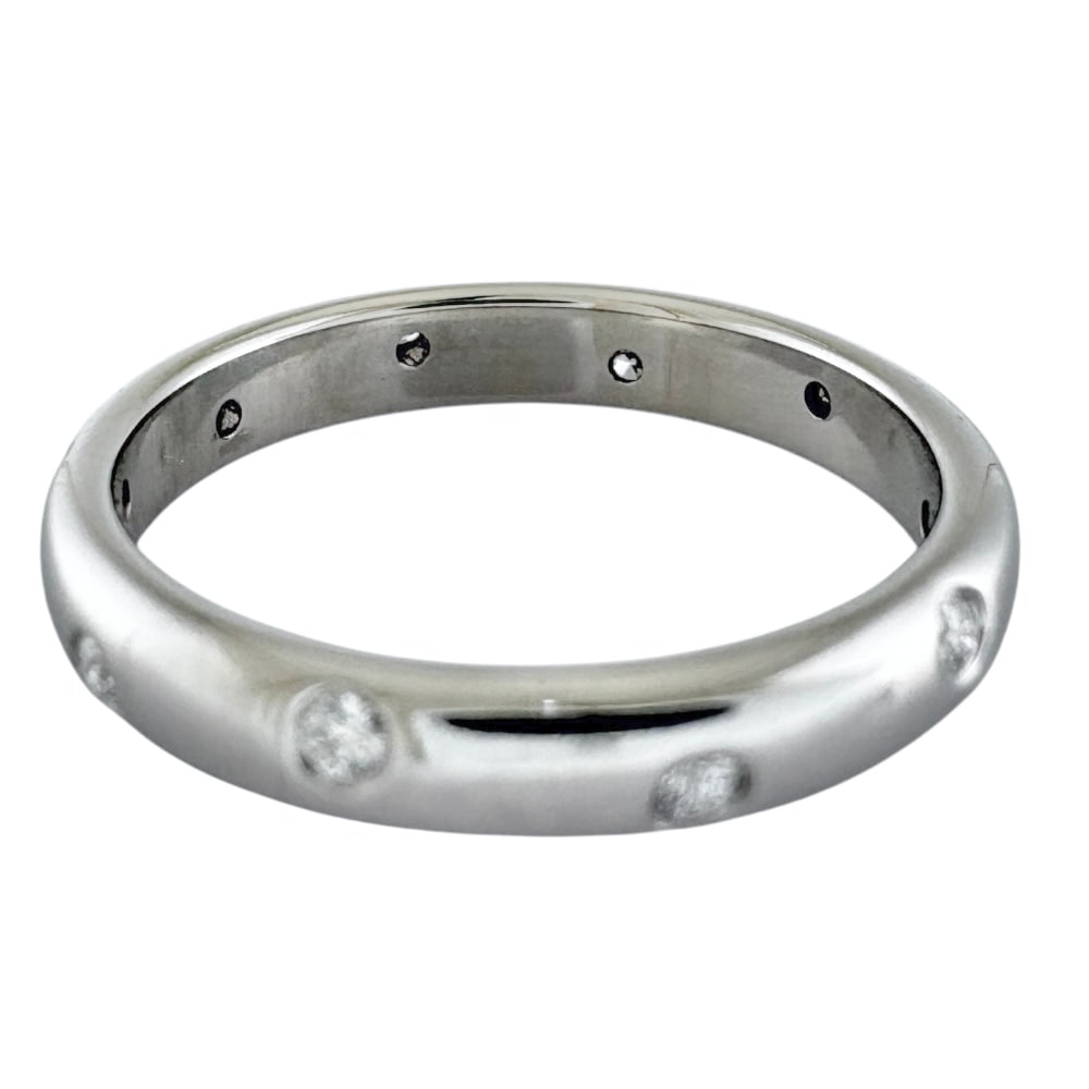 ティファニー ドッツ リング 指輪 7.5号 Pt950プラチナ ダイヤモンド TIFFANY&Co. 中古 美品