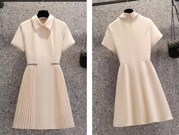 レディース ワンピース プルオーバー ミモレ 半袖 襟付き フェミニン プリーツ ウエストマーク ファスナー 切り替えデザイン ビーズ 大人可愛い きれいめ 上品 おしゃれ レトロ ガーリー 個性的 レディース ワンピース プルオーバー ミモレ 半袖 襟付き フェミニン プリーツ ウエストマーク ファスナー 切り替えデザイン ビーズ 大人可愛い きれいめ 上品 おしゃれ レトロ ガーリー 個性的