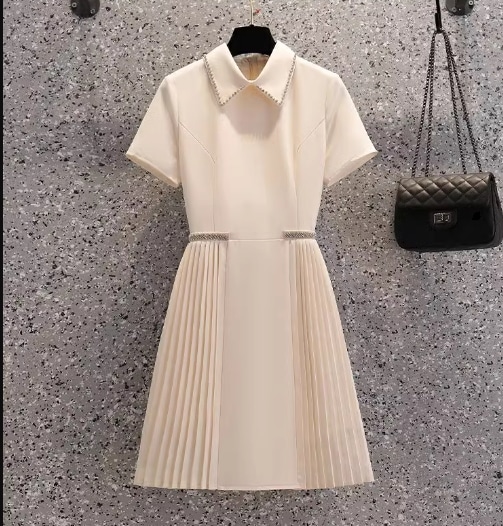 レディース ワンピース プルオーバー ミモレ 半袖 襟付き フェミニン プリーツ ウエストマーク ファスナー 切り替えデザイン ビーズ 大人可愛い きれいめ 上品 おしゃれ レトロ ガーリー 個性的 レディース ワンピース プルオーバー ミモレ 半袖 襟付き フェミニン プリーツ ウエストマーク ファスナー 切り替えデザイン ビーズ 大人可愛い きれいめ 上品 おしゃれ レトロ ガーリー 個性的