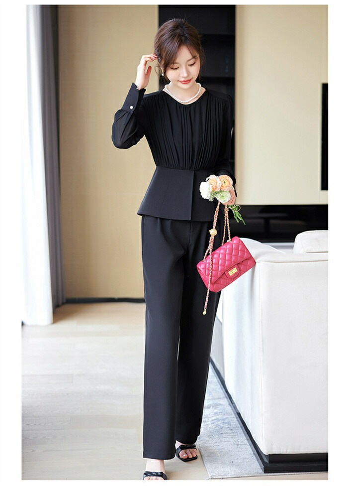 セットアップ レディース スーツ セレモニー パンツスーツ 卒園式 ママ 2点セット 上下セット ワイドパンツ&トップス ピンタック エレガント パーティー ビジネス 通勤 OL 入学式 卒業式 入園 セットアップ レディース スーツ セレモニー パンツスーツ 卒園式 ママ 2点セット 上下セット ワイドパンツ&トップス ピンタック エレガント パーティー ビジネス 通勤 OL 入学式 卒業式 入園