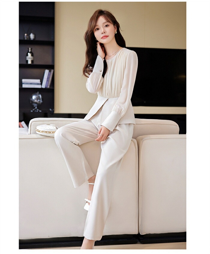 セットアップ レディース スーツ セレモニー パンツスーツ 卒園式 ママ 2点セット 上下セット ワイドパンツ&トップス ピンタック エレガント パーティー ビジネス 通勤 OL 入学式 卒業式 入園 セットアップ レディース スーツ セレモニー パンツスーツ 卒園式 ママ 2点セット 上下セット ワイドパンツ&トップス ピンタック エレガント パーティー ビジネス 通勤 OL 入学式 卒業式 入園