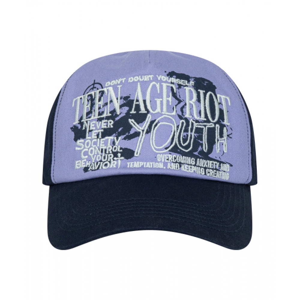 マハグリッドユースツートーンボールキャップネイビー (MG2ESMAB41A) マハグリッドユースツートーンボールキャップネイビー (MG2ESMAB41A)