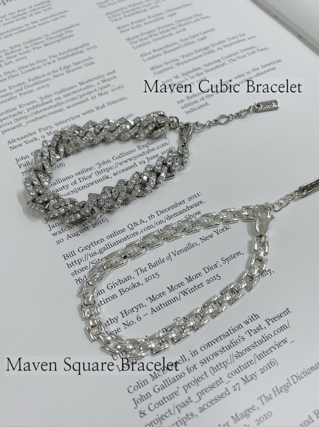 justLoveR.】 Maven Bracelet Set, Maven Cubic Bracelet, Maven