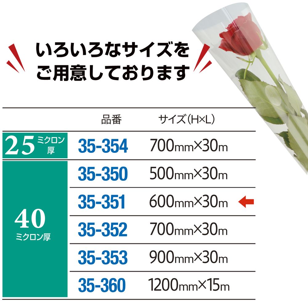 （まとめ買い）ササガワ OPPロール 透明フィルム 幅600mmx30m（40ミクロン） 1本入 35-351 [x3]