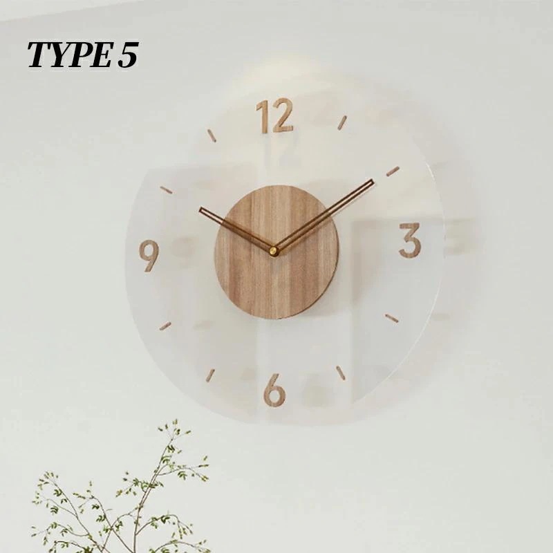 4月の新品掛け時計 木製 おしゃれ 壁掛け時計 シンプル 軽量 30cm35cm レディース メンズ 薄型 北欧 ファッション アート デザイン 雰囲気 連続秒針 寝室 リビング 静音