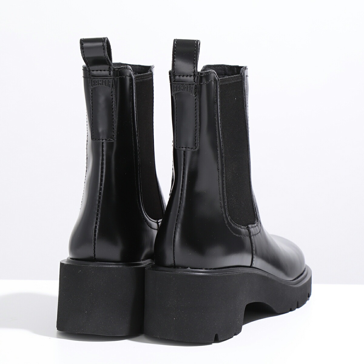 美品 CAMPER MILAH カンペール ローファー 厚底 ブラック 39 CAMPER（カンペール） Milah ローファー プラットフォーム スリッポン