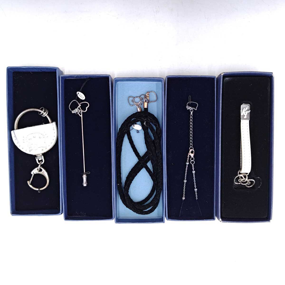 【中古・未使用品】[79点セット] ハローキティ ディアゴスティーニ 925 シルバー コレクション アクセサリー チャーム