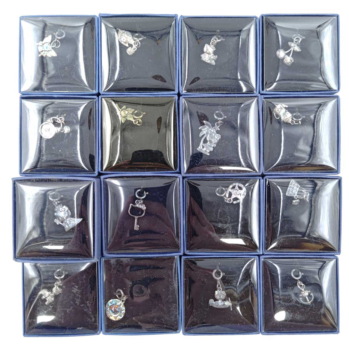 【中古・未使用品】[79点セット] ハローキティ ディアゴスティーニ 925 シルバー コレクション アクセサリー チャーム