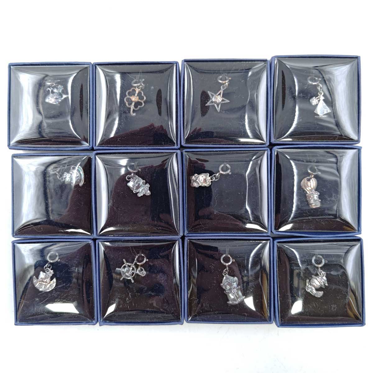 【中古・未使用品】[79点セット] ハローキティ ディアゴスティーニ 925 シルバー コレクション アクセサリー チャーム