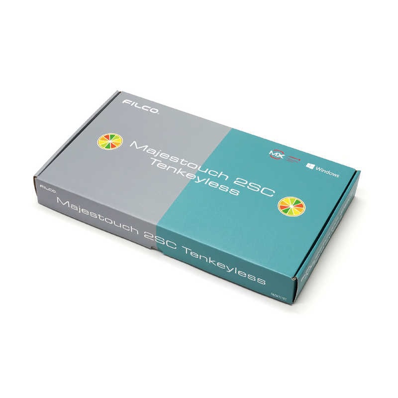 FILCO　キーボード (静音赤軸・英語配列) ［有線 /PS/2・USB］ ASAGI　FKBN87MPSECSP2AG