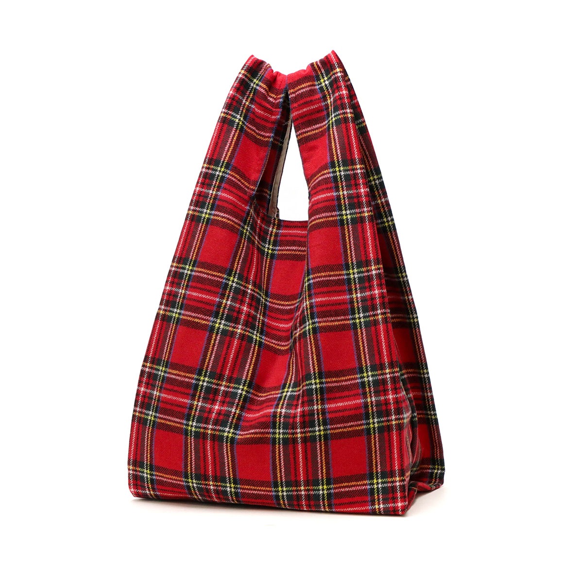 トートバッグ 大きめ 大容量 A4 B4 縦型 軽量 軽い 通学 旅行 トート バッグ エコバッグ 折りたたみ TARTAN CHECK ECOBAG M MC1391 トートバッグ 大きめ 大容量 A4 B4 縦型 軽量 軽い 通学 旅行 トート バッグ エコバッグ 折りたたみ TARTAN CHECK ECOBAG M MC1391