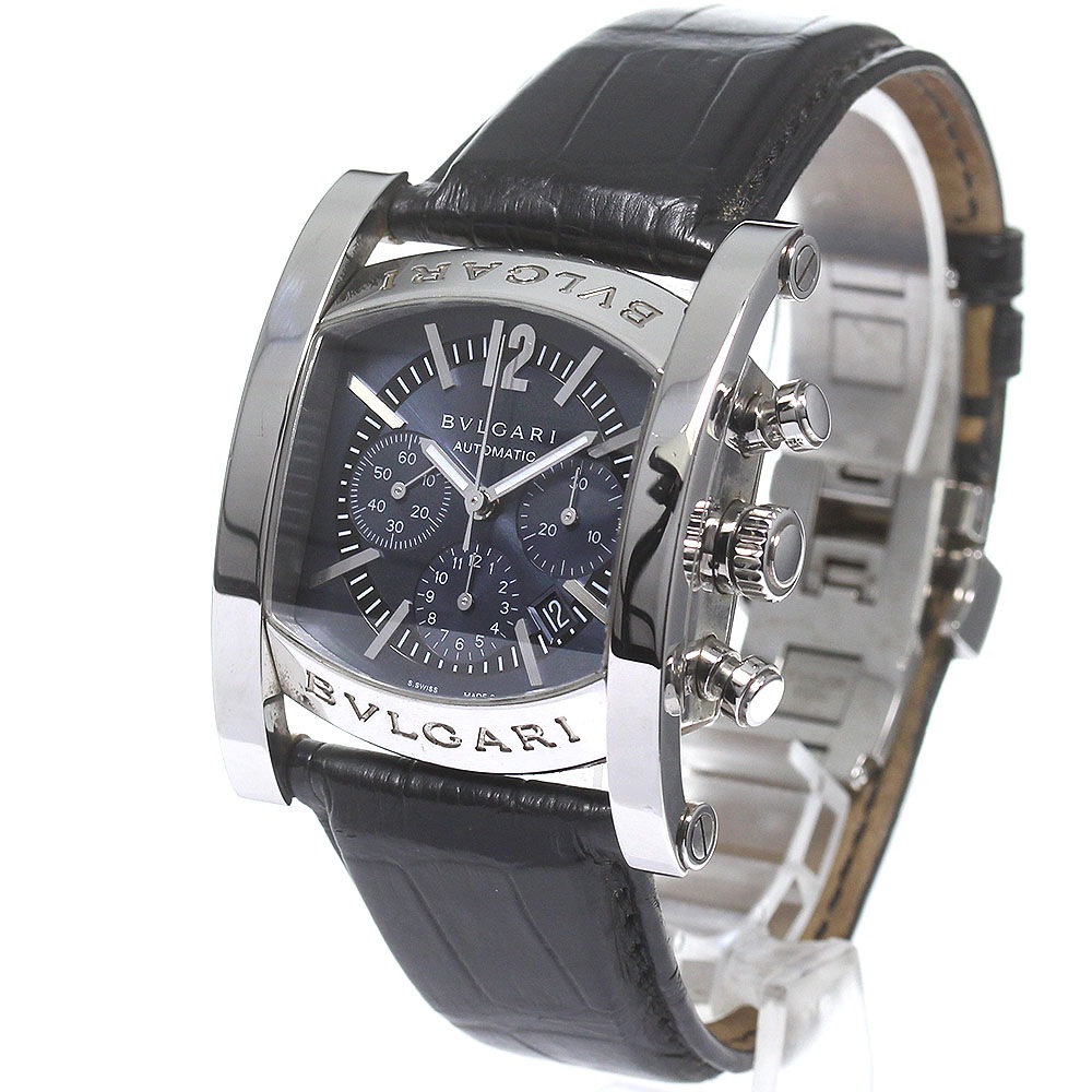 BVLGARI ブルガリ AA44SCH アショーマ クロノグラフ デイト