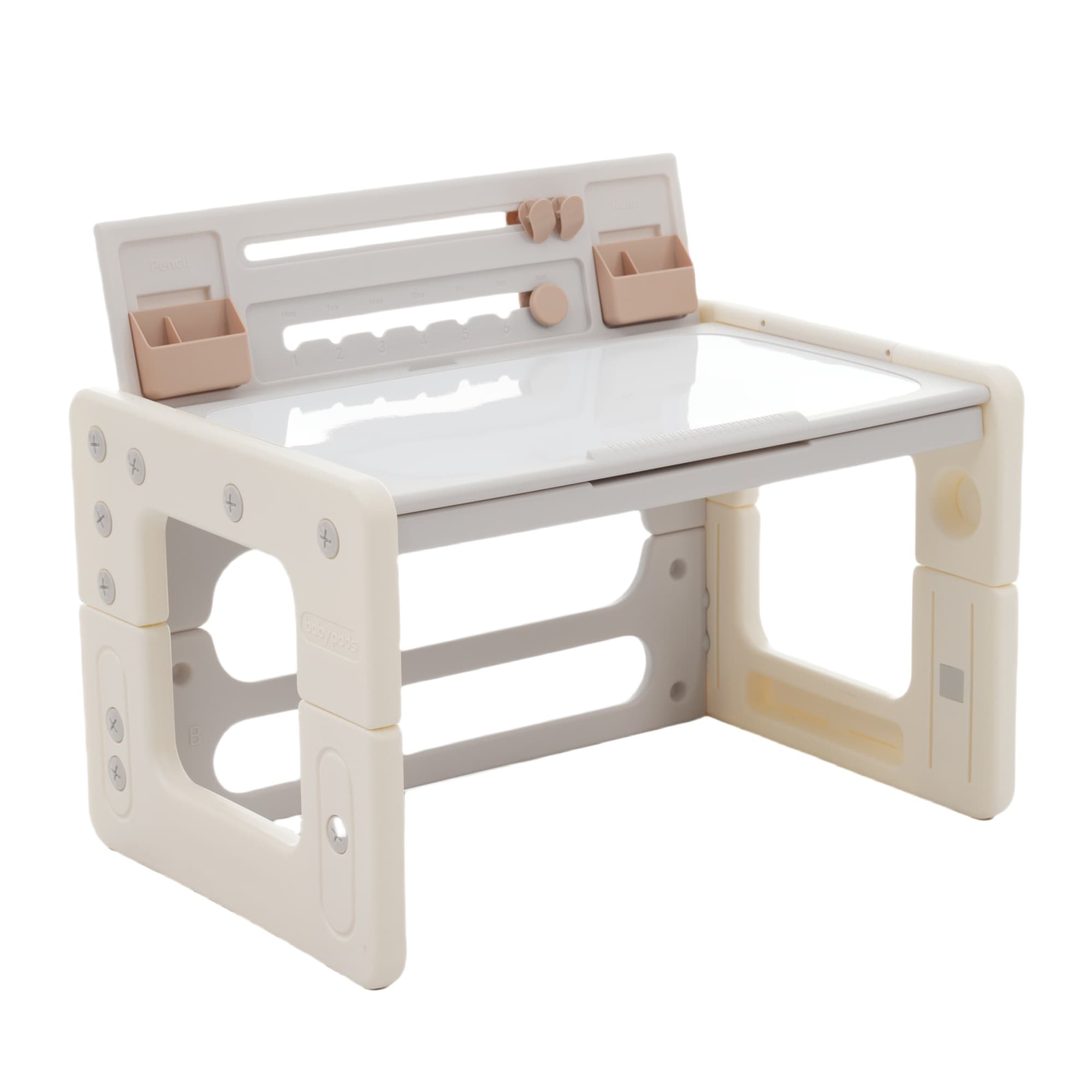 1771【ホワイトボードのみ】キッズデスク チェアセット お絵描き机 高さ調整 天板角度調整 子供机セット キッズチェア 収納ケース ブックスタンド ペン立て 子供用デスク 子供テーブル 子供机 学習