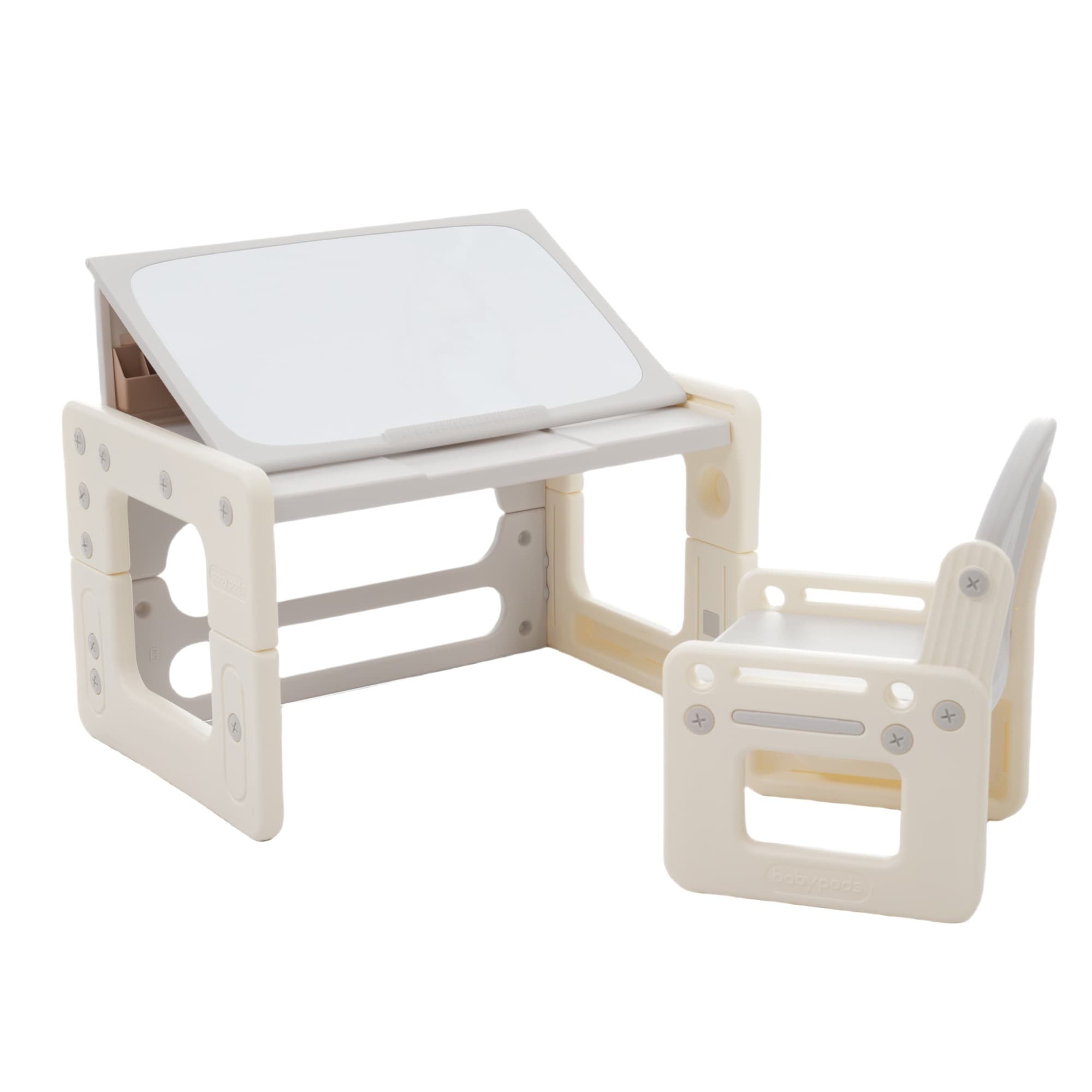 1771【ホワイトボードのみ】キッズデスク チェアセット お絵描き机 高さ調整 天板角度調整 子供机セット キッズチェア 収納ケース ブックスタンド ペン立て 子供用デスク 子供テーブル 子供机 学習