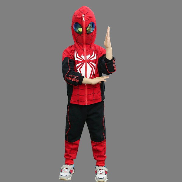 Qoo10] スパイダーマン子供服男の子スーツ子供春秋