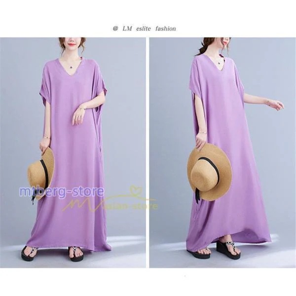 ワンピース マキシワンピース レディース ワンピ ロングワンピース ロングワンピ ロング マキシ 半袖 体型カバー Vネック 20代30代40代50代 カジュアル 夏物 ワンピース マキシワンピース レディース ワンピ ロングワンピース ロングワンピ ロング マキシ 半袖 体型カバー Vネック 20代30代40代50代 カジュアル 夏物