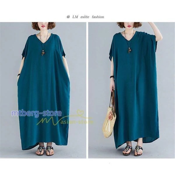ワンピース マキシワンピース レディース ワンピ ロングワンピース ロングワンピ ロング マキシ 半袖 体型カバー Vネック 20代30代40代50代 カジュアル 夏物 ワンピース マキシワンピース レディース ワンピ ロングワンピース ロングワンピ ロング マキシ 半袖 体型カバー Vネック 20代30代40代50代 カジュアル 夏物