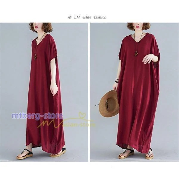 ワンピース マキシワンピース レディース ワンピ ロングワンピース ロングワンピ ロング マキシ 半袖 体型カバー Vネック 20代30代40代50代 カジュアル 夏物 ワンピース マキシワンピース レディース ワンピ ロングワンピース ロングワンピ ロング マキシ 半袖 体型カバー Vネック 20代30代40代50代 カジュアル 夏物