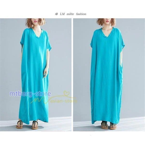 ワンピース マキシワンピース レディース ワンピ ロングワンピース ロングワンピ ロング マキシ 半袖 体型カバー Vネック 20代30代40代50代 カジュアル 夏物 ワンピース マキシワンピース レディース ワンピ ロングワンピース ロングワンピ ロング マキシ 半袖 体型カバー Vネック 20代30代40代50代 カジュアル 夏物