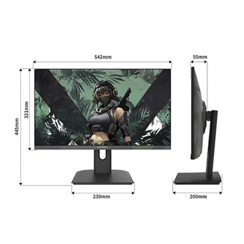 JAPANNEXT　ゲーミングモニター カモフラージュ [23.8型 /フルHD(1920×1080) /ワイド]　JN-IPS238G200F-Camo