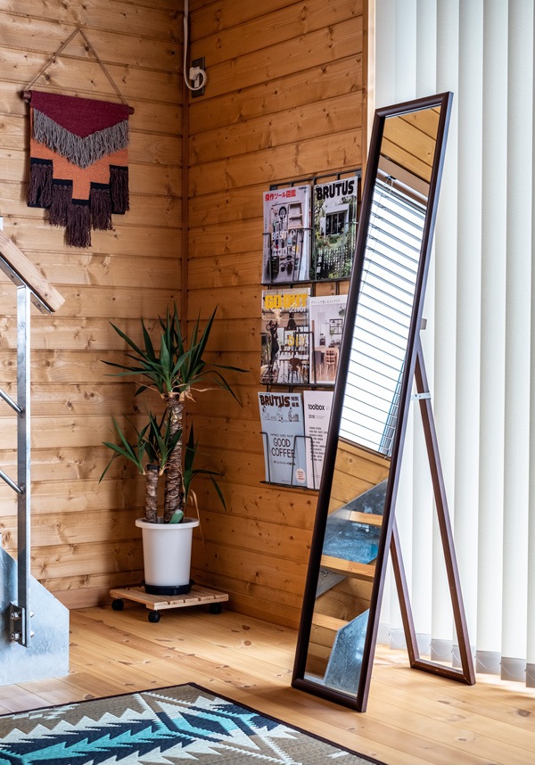 BLANCA シンプルスタンドミラー ブラウン 新品・送料無料》BLANCA シンプルスタンドミラー BR/NA/WH