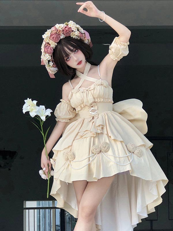 Qoo10] ロリータ jsk ワンピース 可愛い プ