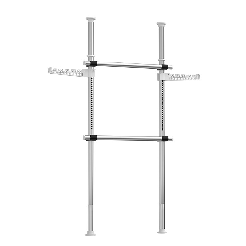 トップマウント衣類乾燥ラック家庭用床置き折りたたみ屋内衣類ラックバルコニークール衣類シンプル伸縮式衣類乾燥ロッド トップマウント衣類乾燥ラック家庭用床置き折りたたみ屋内衣類ラックバルコニークール衣類シンプル伸縮式衣類乾燥ロッド