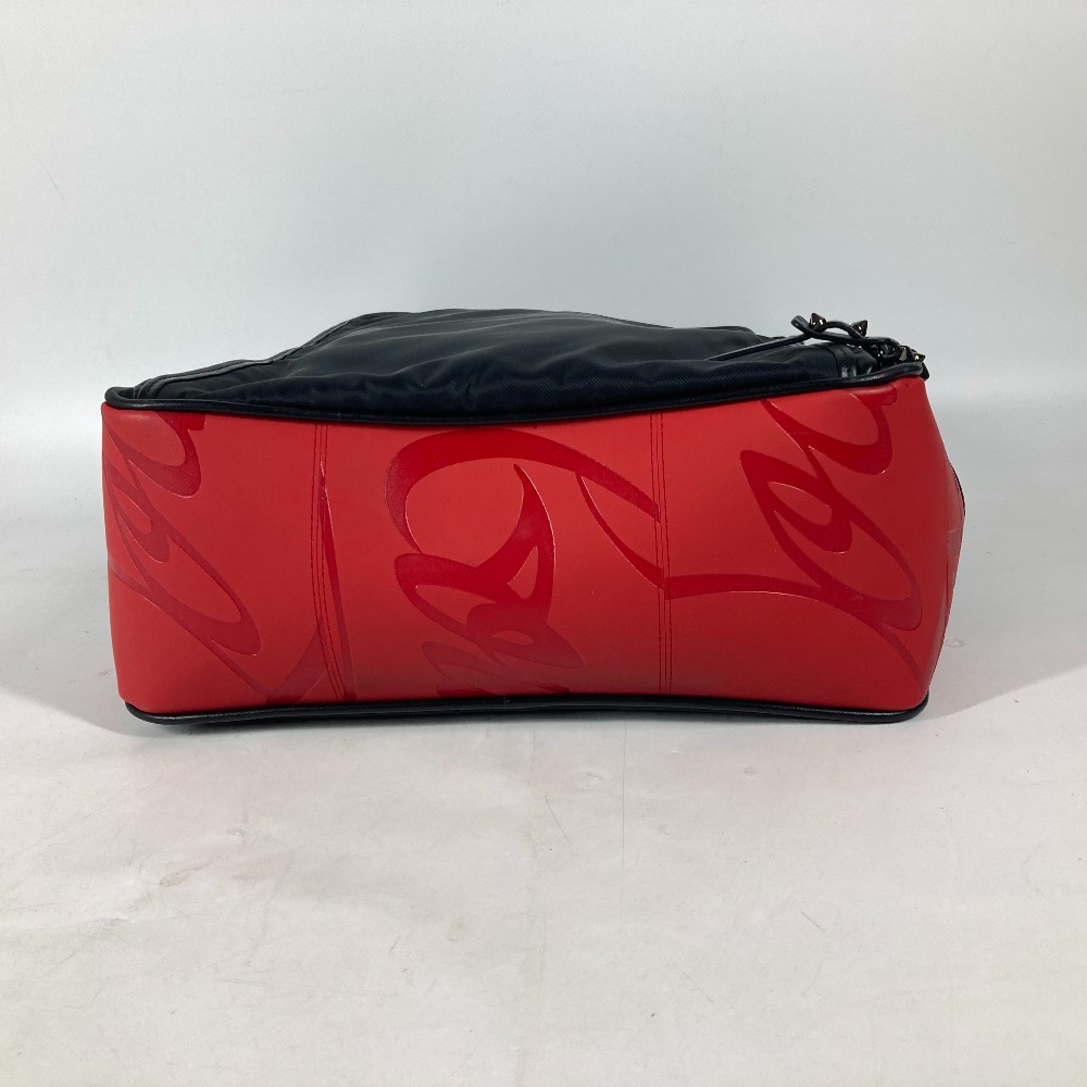 リュックサック ロゴ カバン バックパック 2WAYバッグ ハンドバッグ ナイロン ブラック