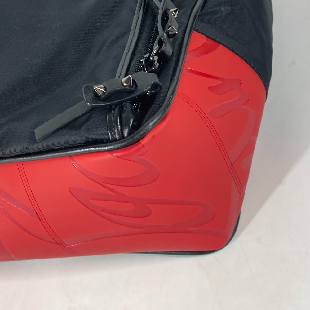 リュックサック ロゴ カバン バックパック 2WAYバッグ ハンドバッグ ナイロン ブラック