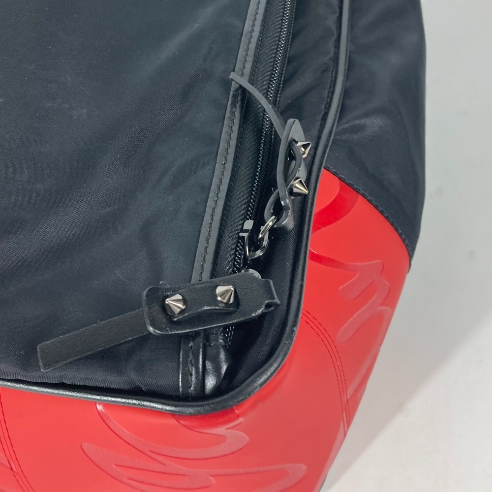 リュックサック ロゴ カバン バックパック 2WAYバッグ ハンドバッグ ナイロン ブラック