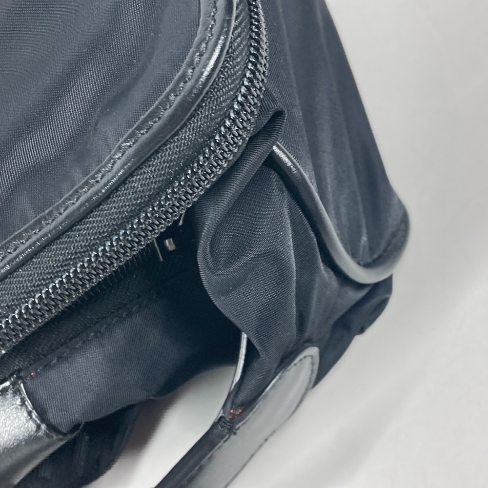 リュックサック ロゴ カバン バックパック 2WAYバッグ ハンドバッグ ナイロン ブラック