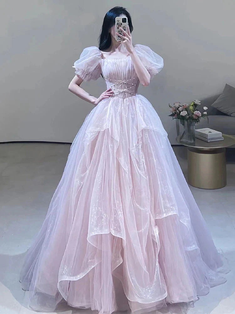 冬のワンピースドレス フレンチイブニングドレス女性新作宴会ワンピース