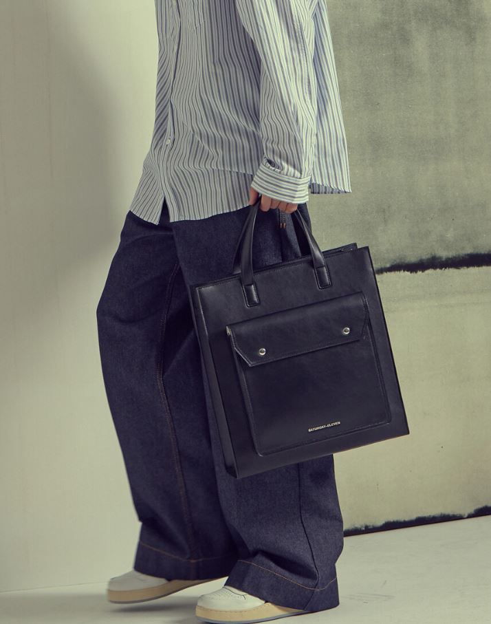 S11 TOPSTITCHED LEATHER POCKET トートバッグ 通勤 S11 TOPSTITCHED LEATHER POCKET トートバッグ 通勤 ビジネス