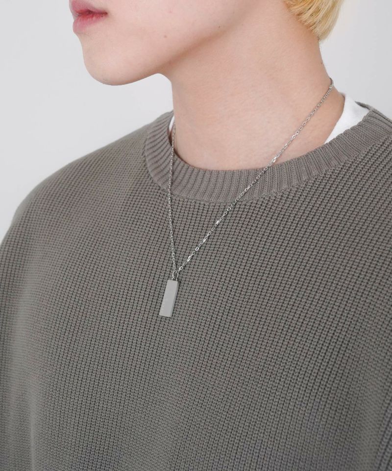 LH-1 トライネックレス ロゴプレート サージカルステンレス316L (シルバー・ブラック) 金属アレルギー対応 03NE0235 ステンレスネックレス LH-1 トライネックレス ロゴプレート サージカルステンレス316L (シルバー・ブラック) 金属アレルギー対応 03NE0235 ステンレスネックレス