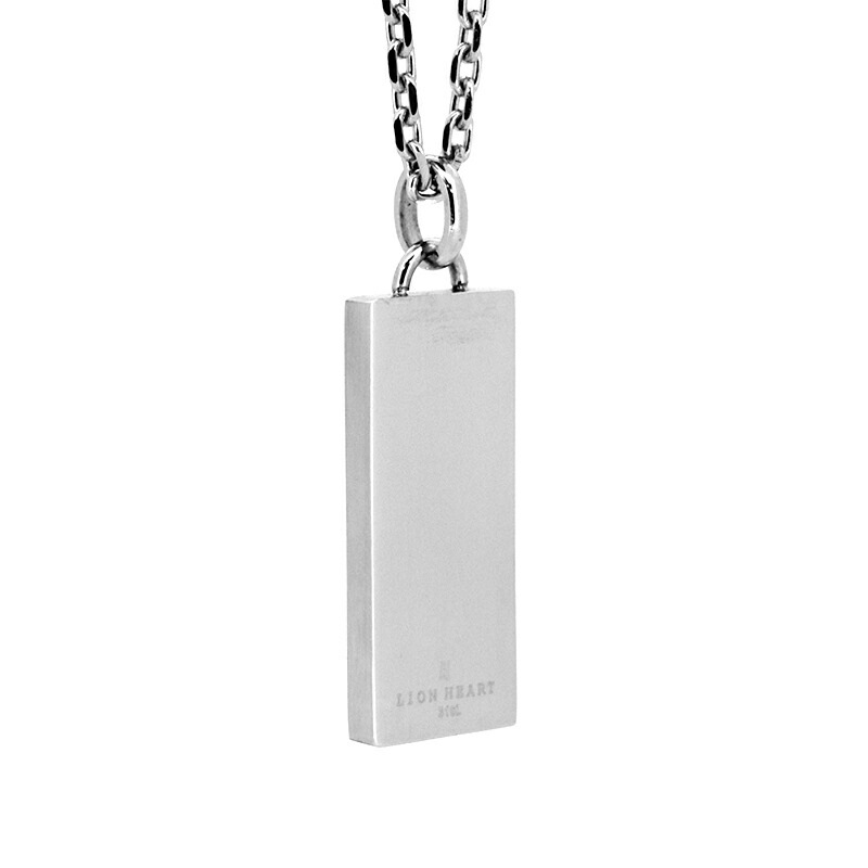 LH-1 トライネックレス ロゴプレート サージカルステンレス316L (シルバー・ブラック) 金属アレルギー対応 03NE0235 ステンレスネックレス LH-1 トライネックレス ロゴプレート サージカルステンレス316L (シルバー・ブラック) 金属アレルギー対応 03NE0235 ステンレスネックレス