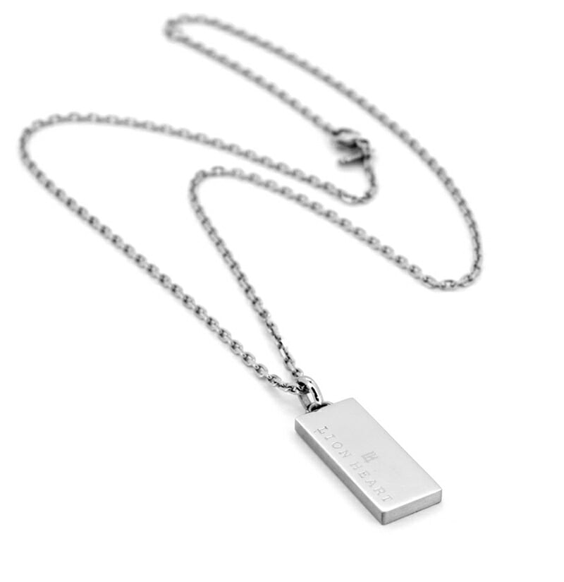 LH-1 トライネックレス ロゴプレート サージカルステンレス316L (シルバー・ブラック) 金属アレルギー対応 03NE0235 ステンレスネックレス LH-1 トライネックレス ロゴプレート サージカルステンレス316L (シルバー・ブラック) 金属アレルギー対応 03NE0235 ステンレスネックレス