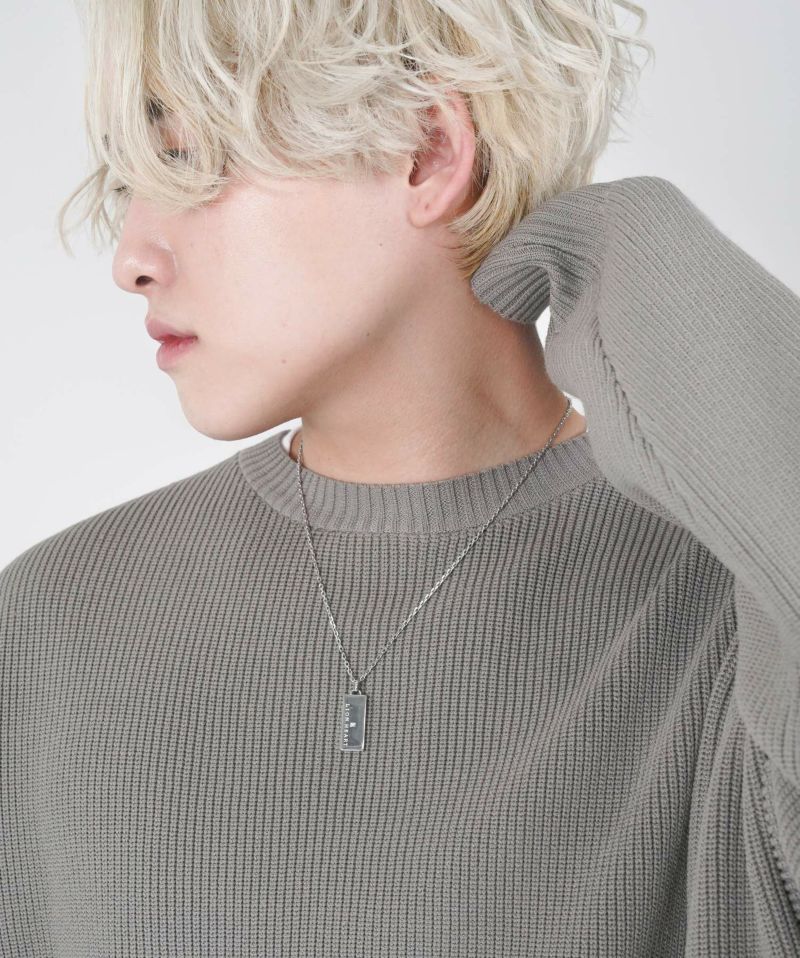 LH-1 トライネックレス ロゴプレート サージカルステンレス316L (シルバー・ブラック) 金属アレルギー対応 03NE0235 ステンレスネックレス LH-1 トライネックレス ロゴプレート サージカルステンレス316L (シルバー・ブラック) 金属アレルギー対応 03NE0235 ステンレスネックレス