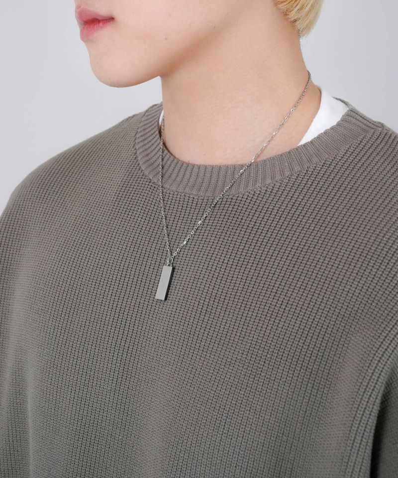 LH-1 トライネックレス ロゴプレート サージカルステンレス316L (シルバー・ブラック) 金属アレルギー対応 03NE0235 ステンレスネックレス LH-1 トライネックレス ロゴプレート サージカルステンレス316L (シルバー・ブラック) 金属アレルギー対応 03NE0235 ステンレスネックレス