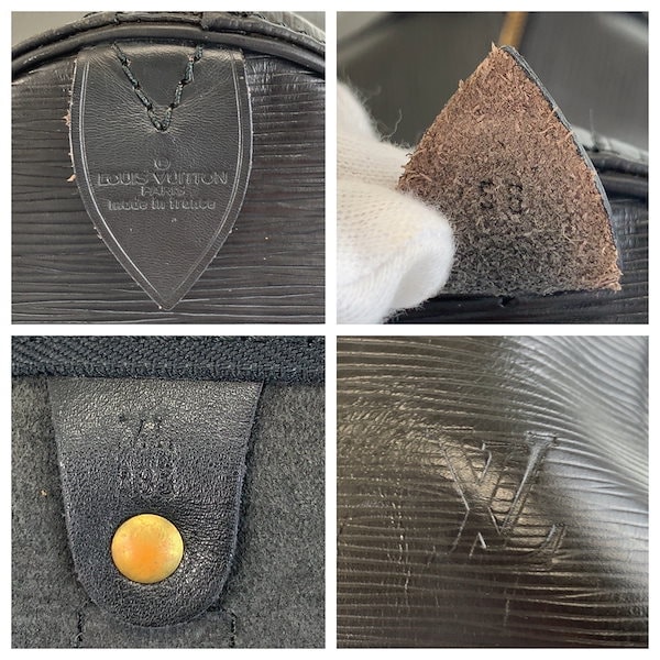 Qoo10] Louis Vuitton エピ キーポル55 ノワール ブラック