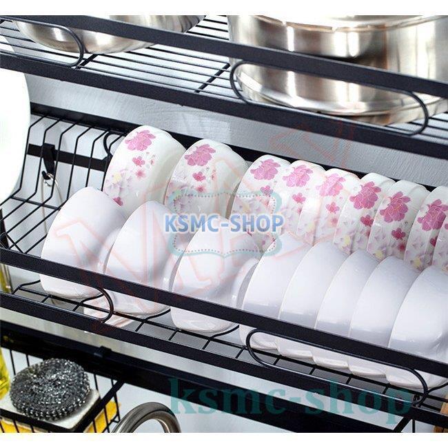 水切りかご 水切りラック シンク上 食器 省スペース 2段式水切りラック 錆びない ディッシュラック 大皿立て 鍋蓋スタンド